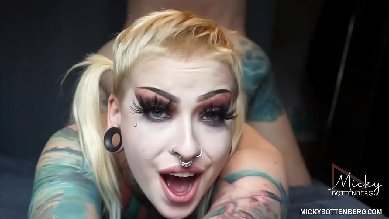 Hot tattoed babe fucked and facialed